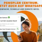 Pensplan Centrum AG, jetzt auch auf WhatsApp